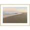 Soft Beach Embrace by JL Design Wood Framed Wall Art Print 41 in. W x 30 in. H